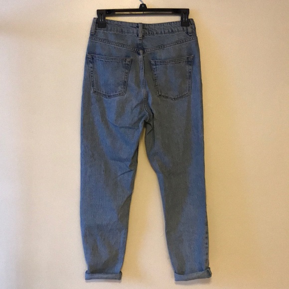 Topshop Embroidered Mom Jeans - Picture 4 of 4